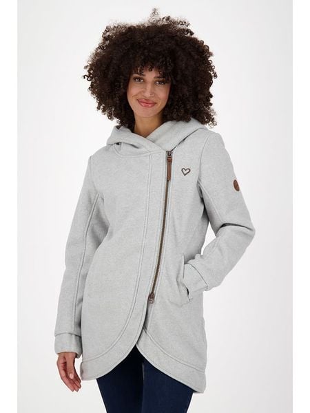 Alife and kickin Płaszcz przejściowy w kolorze jasnoszarym rozmiar: XL. Szare płaszcze damskie Alife and Kickin, xl, bez wzorów, bez kaptura. Za 249.17 zł.