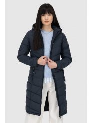 Alife and kickin Płaszcz zimowy "FrancesAK" w kolorze granatowym rozmiar: L. Niebieskie płaszcze damskie Alife and Kickin, na zimę, l, bez wzorów, z puchu, bez kaptura. Za 244.80 zł.