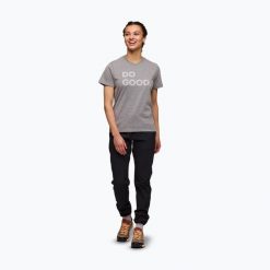 Koszulka damska Cotopaxi Do Good. Szare koszulki damskie Cotopaxi, bez wzorów, bez ramiączek. Za 179.99 zł.