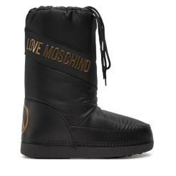 Śniegowce LOVE MOSCHINO. Czarne śniegowce damskie Love Moschino. Za 579.99 zł.
