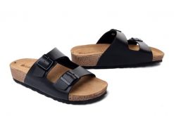 Inblu NM-39 014 Czarny, klapki damskie. Czarne klapki damskie Inblu, bez wzorów, bez obcasa, bez zapięcia. Za 89.99 zł.
