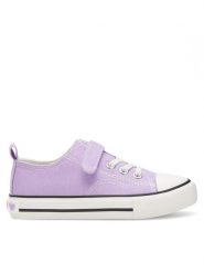 Nelli Blu Trampki CSS20377-27 Fioletowy. Fioletowe trampki dziewczęce Nelli Blu, bez wzorów, z materiału, bez zapięcia. Za 59.99 zł.