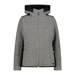 Damska kurtka z kapturem CMP. Czarne kurtki damskie CMP, bez wzorów, z kapturem. Za 716.50 zł.