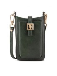 U.S. Polo Assn. Torebka BIUXT8504WVP Zielony. Zielone listonoszki damskie U.S. Polo Assn., bez wzorów, bez dodatków. Za 269.99 zł.