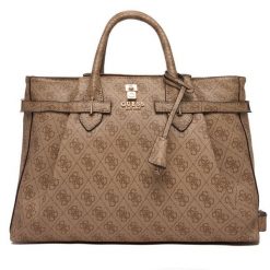 Torebka Guess. Brązowe torebki klasyczne damskie Guess, bez dodatków. Za 719.99 zł.