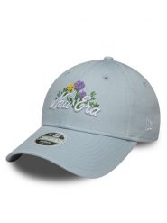New Era Czapka z daszkiem Beaded 9FORTY 60667659 Błękitny. Niebieskie czapki z daszkiem damskie New Era, bez wzorów, z bawełny. Za 129.99 zł.