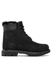 Timberland Trapery 6In Premium Shearling TB0A1U7S0011 Czarny. Czarne trapery damskie Timberland, z nubiku, bez zapięcia. Za 1,199.00 zł.