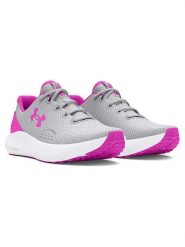 Under Armour Buty "Charged Surge 4" w kolorze szaro-różowym do biegania rozmiar: 41. Różowe obuwie sportowe damskie Under Armour, z materiału, bez zapięcia, do biegania. Za 61.95 zł.