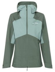 Kurtka damska Simony 2,5L Jacket V. Zielone kurtki damskie Vaude, l, bez wzorów, z materiału, bez kaptura. Za 985.75 zł.