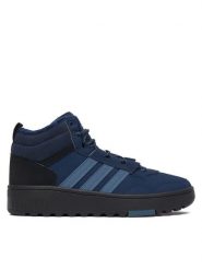 Adidas Sneakersy Hoops 4.0 Mid J Shoes KI6382 Niebieski. Niebieskie buty sportowe chłopięce Adidas, ze skóry, bez zapięcia. Za 239.99 zł.