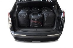 Torby Do Bagażnika Peugeot 3008 2016-2024 4Szt Kjust. Czarne torby podróżne KJUST, bez wzorów, z kauczuku. Za 1,203.00 zł.