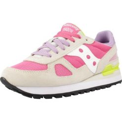 Buty SAUCONY S1108 873 Rose. Czerwone obuwie trekkingowe damskie Saucony, ze skóry, bez zapięcia. Za 425.99 zł.