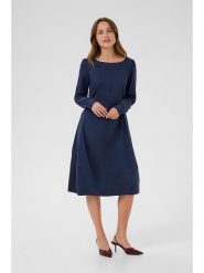 CULTURE Sukienka w kolorze granatowym rozmiar: XL. Niebieskie sukienki damskie Culture, bez wzorów, bez ramiączek. Za 152.99 zł.