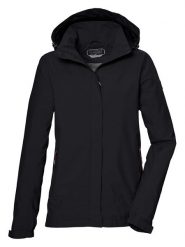 Killtec Kurtka funkcyjna "KOS 51" w kolorze czarnym rozmiar: 38. Czarne kurtki sportowe damskie Killtec, m, bez wzorów, bez kaptura. Za 207.39 zł.