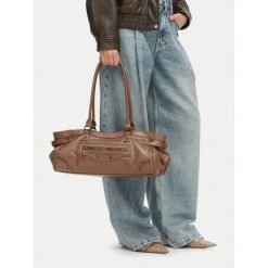 Torebka JENNY. Brązowe torebki klasyczne damskie Jenny, bez dodatków. Za 169.99 zł.