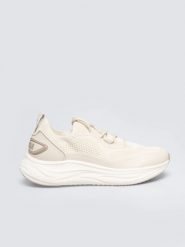 Sneakersy damskie beżowe TT274038 801. Brązowe obuwie sportowe casual damskie Big Star, z materiału, bez zapięcia. Za 189.99 zł.