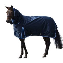 Outdoor horse blanket Horze Glasgow 150 g. Niebieskie kombinezony damskie HORZE, bez wzorów, z tkaniny, bez kołnierzyka, bez ramiączek. Za 465.50 zł.