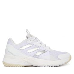 Buty halowe adidas. Białe obuwie sportowe casual damskie Adidas. Za 648.99 zł.
