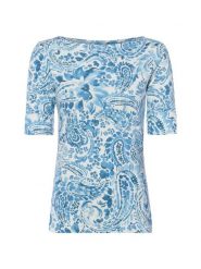 Lauren Ralph Lauren Koszula Kobiety Bawełna niebieski|wielokolorowy, L. Niebieskie koszule damskie Lauren Ralph Lauren, l, bez wzorów, z bawełny, bez kołnierzyka, bez ramiączek. Za 329.95 zł.