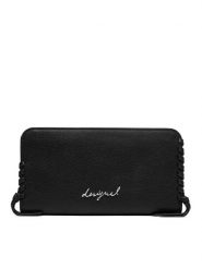 Desigual Portfel Torio 26SAYP15 Czarny. Czarne portfele damskie Desigual, bez wzorów, ze skóry. Za 269.99 zł.