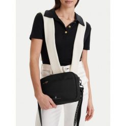 Torebka Beverly Hills Polo Club. Czarne listonoszki damskie Beverly Hills Polo Club, bez wzorów, bez dodatków. Za 129.99 zł.