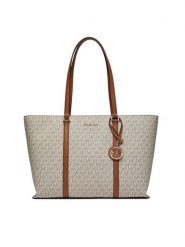 MICHAEL Michael Kors Torebka Temple Tote 30R4G1LT3B Beżowy. Brązowe torebki klasyczne damskie MICHAEL Michael Kors, ze skóry, bez dodatków. Za 1,239.00 zł.