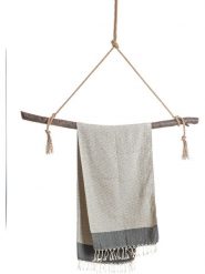 Samimi Chusta hammam w kolorze czarnym - 180 x 100 cm rozmiar: onesize. Czarne chusty damskie Samimi, bez wzorów, z bawełny. Za 69.99 zł.