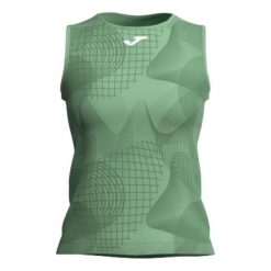 Koszulka tenisowa damska Joma Challenge. Zielone bluzki damskie Joma, xl, bez wzorów, bez kołnierzyka, bez ramiączek. Za 109.99 zł.