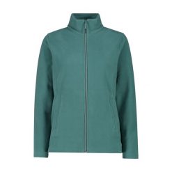 Bluza damska turystyczna CMP 33H2356. Zielone bluzy damskie CMP, s, bez wzorów, z polaru, bez kaptura. Za 212.50 zł.
