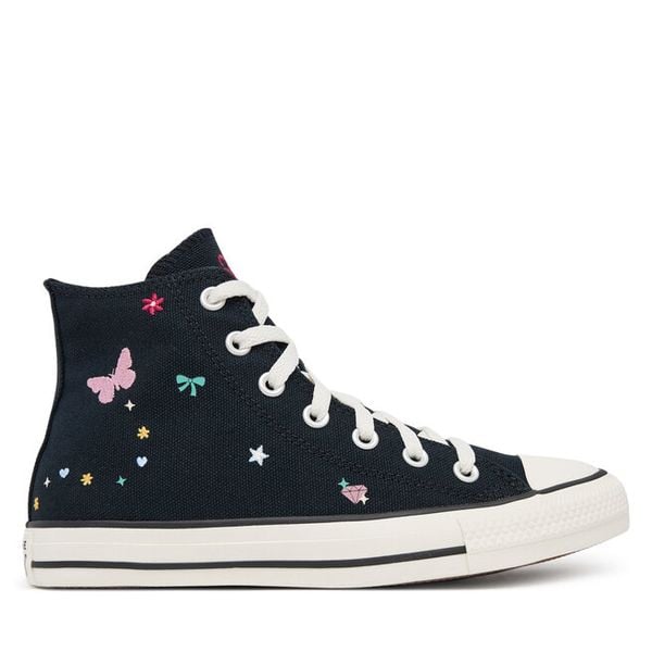 Trampki Converse. Czarne trampki damskie Converse, bez wzorów, bez zapięcia. Za 249.99 zł.