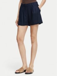 Vero Moda Szorty materiałowe Rosie 10346913 Granatowy Loose Fit. Niebieskie szorty damskie Vero Moda, bez wzorów, z materiału. Za 95.99 zł.