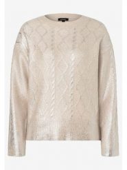 More & More Sweter w kolorze złotym rozmiar: 38. Żółte swetry klasyczne damskie More & More, ze splotem, bez kołnierzyka. Za 109.00 zł.