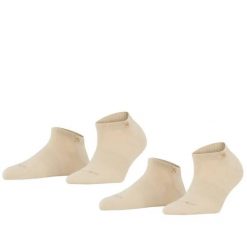 Krótkie skarpetki damskie Burlington Everyday (x2). Brązowe skarpetki damskie Falke, bez wzorów, z bawełny. Za 121.00 zł.