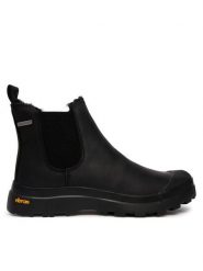 EMU Australia Sztyblety Ragoona Trek W13384 Czarny. Czarne botki damskie EMU Australia, z nubiku, bez obcasa, na płaskiej podeszwie, bez zapięcia. Za 819.99 zł.