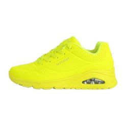 Buty na co dzień damskie SKECHERS UNO NIGHT SHADES. Żółte obuwie sportowe damskie Skechers, bez zapięcia, trekkingowe, Skechers Sport. Za 303.00 zł.