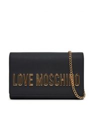 LOVE MOSCHINO Torebka JC4103PP1NKD0000 Czarny. Czarne torebki wieczorowe damskie Love Moschino, bez wzorów, ze skóry, bez dodatków. Za 389.99 zł.