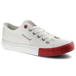 Białe Trampki Cross Jeans Damskie Lekkie Półbuty. Białe trampki damskie Cross Jeans, bez wzorów, z jeansu, bez zapięcia. Za 89.99 zł.