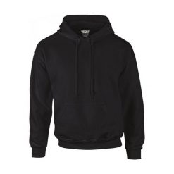 Sweatshirt Bluza z kapturem Gildan Dryblend ®. Czarne bluzy damskie GILDAN, s, bez wzorów, z bawełny, z kapturem. Za 121.55 zł.