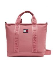 Tommy Jeans Torebka Tjw Daily Mini Tote AW0AW17566 Różowy. Czerwone torebki klasyczne damskie Tommy Jeans, z jeansu, bez dodatków. Za 239.99 zł.