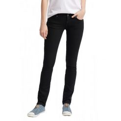 Damskie Spodnie Jeansowe MUSTANG Gina Skinny Denim Black 1005452 4000 940. Czarne rurki damskie Mustang, bez wzorów, z denimu. Za 219.00 zł.