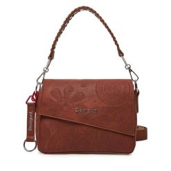 Torebka Desigual. Brązowe torebki klasyczne damskie Desigual, bez dodatków. Za 169.99 zł.