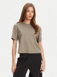 Guess T-Shirt V3RI08 I3Z14 Brązowy Regular Fit. Brązowe t-shirty damskie Guess, xxs, z aplikacjami, z bawełny, bez kołnierzyka. Za 109.99 zł.