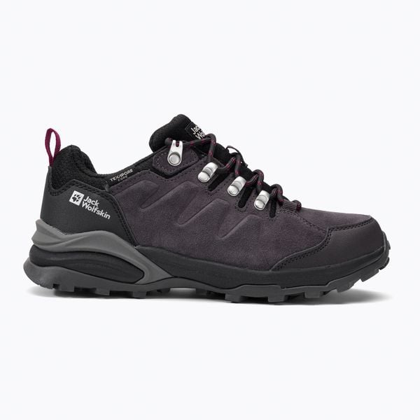 Buty trekkingowe damskie Jack Wolfskin Refugio Texapore Low. Czerwone obuwie trekkingowe damskie Jack Wolfskin, z materiału, bez zapięcia. Za 516.00 zł.