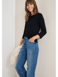 Cecil Koszulka w kolorze czarnym rozmiar: M. Czarne koszulki damskie Cecil, m, bez wzorów, z bawełny, bez kołnierzyka, bez ramiączek. Za 74.28 zł.