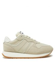 Tommy Jeans Sneakersy Tjw Eva Retro Runner EN0EN02771 Beżowy. Brązowe obuwie sportowe damskie Tommy Jeans, z jeansu, bez zapięcia. Za 219.99 zł.