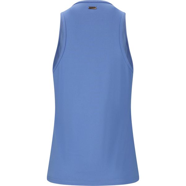 Damski tank top Athlecia Almi. Niebieskie koszulki sportowe damskie Endurance, bez wzorów, bez ramiączek. Za 137.50 zł.