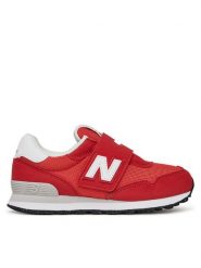 New Balance Sneakersy PV515BR Czerwony. Czerwone buty sportowe chłopięce New Balance, z materiału, bez zapięcia. Za 159.99 zł.