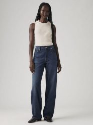 Levi's Dżinsy - Baggy fit - w kolorze granatowym rozmiar: W28/L34. Niebieskie jeansy damskie Levi's, z podwyższonym stanem. Za 228.95 zł.