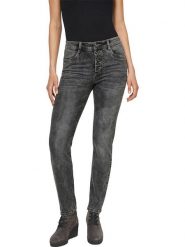 Heine Dżinsy - Slim fit - w kolorze antracytowym rozmiar: 46. Czarne jeansy damskie Heine. Za 105.38 zł.