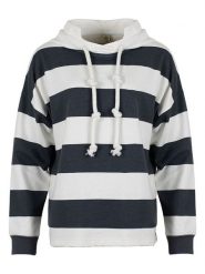 Roadsign Bluza w kolorze antracytowo-białym rozmiar: L. Białe bluzy damskie Roadsign, l, bez wzorów, z kapturem. Za 92.21 zł.